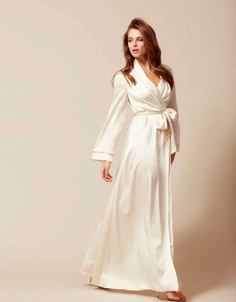 Халат Classic Dressing Gown Long белый