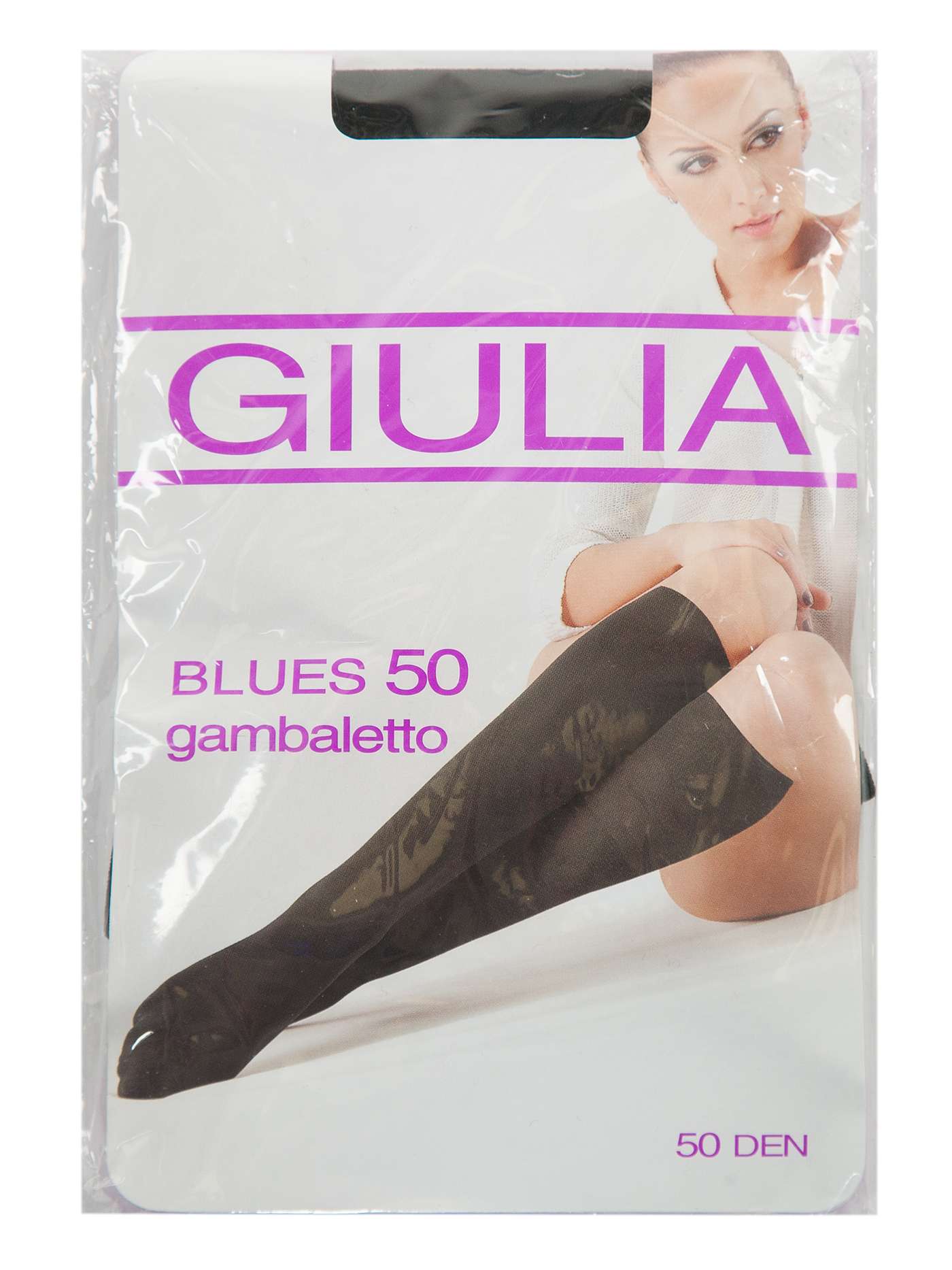 Гольфы GIULIA BLUES Черный Blues 50 Gambaletto